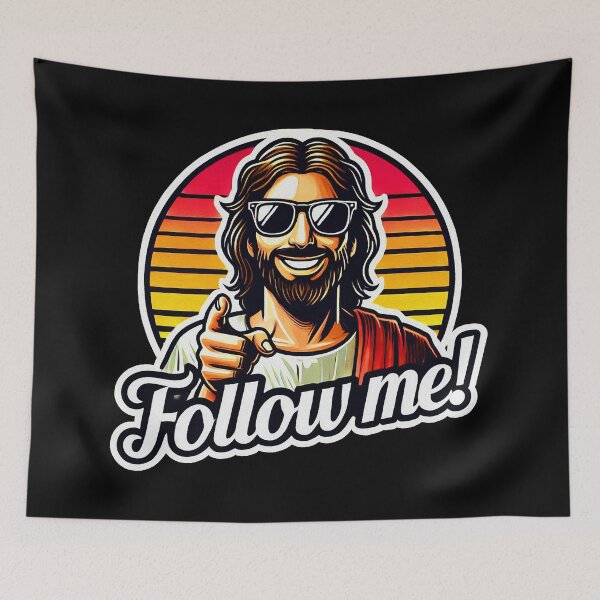 Item preview, Follow Me - Jesus Christ designed and sold by plushism.