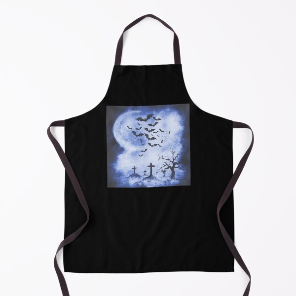Item preview, crescent moon, misty burial mounds, bats designed and sold by Kirei-Lily.