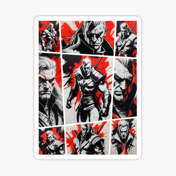 White Wolf fan art Sticker