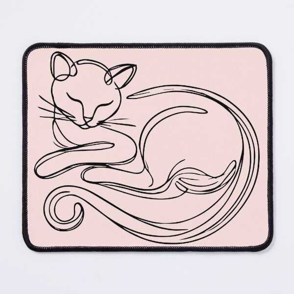 Item preview, cat one line art designed and sold by Onelineartt.