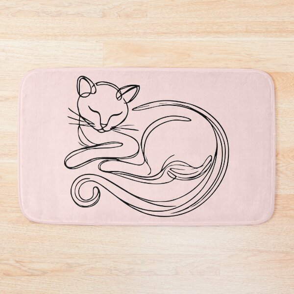 Item preview, cat one line art designed and sold by Onelineartt.