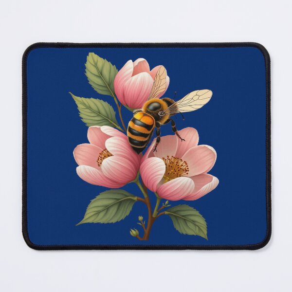 Item preview, Arkansan State Honey Bee And Apple Blossom Vector Design designed and sold by taiche.