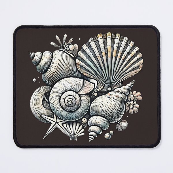 Item preview, sea shells sticker  designed and sold by NCNGDESIGN.