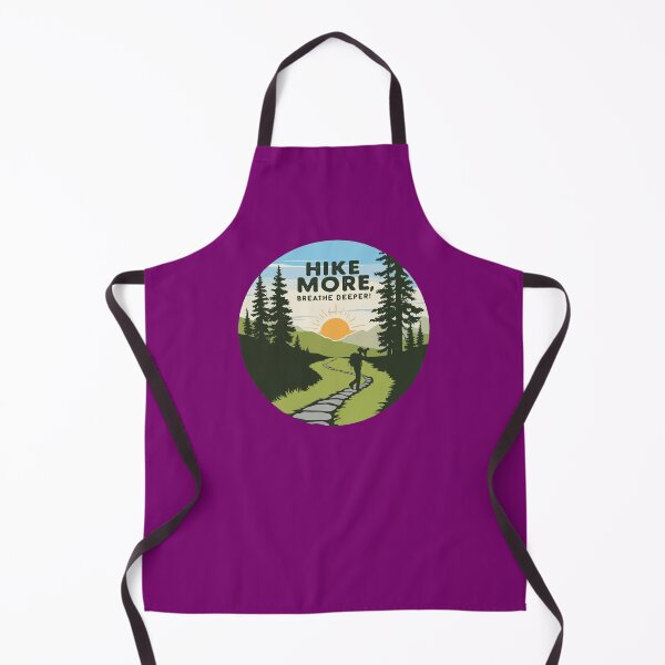 Item preview, Hike More, Breathe Deeper - Hiking for Mental Health designed and sold by MSMPrintDesign.