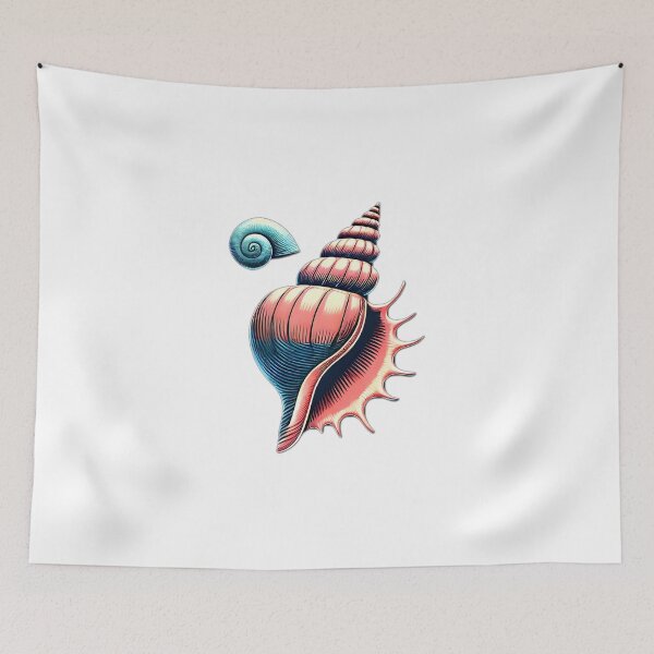 Item preview, sea shells sticker  designed and sold by NCNGDESIGN.