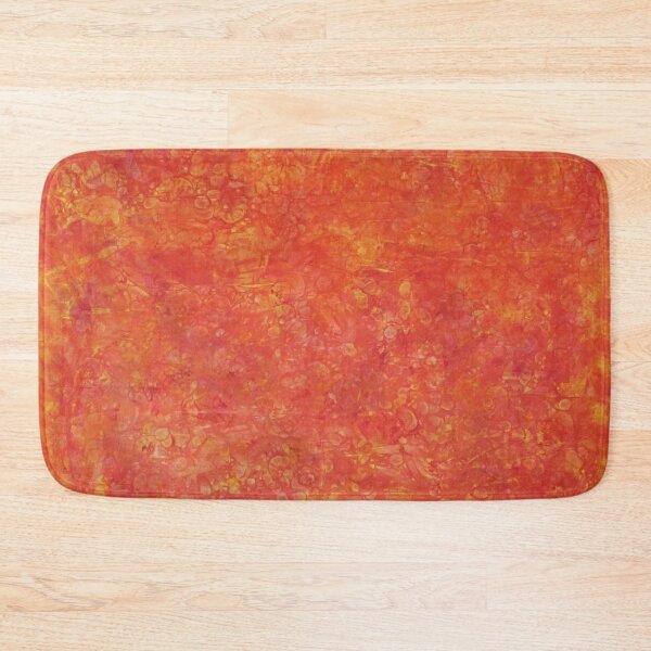 Item preview, Red Orange Foot Painted Backdrop designed and sold by Blaize Auxide.