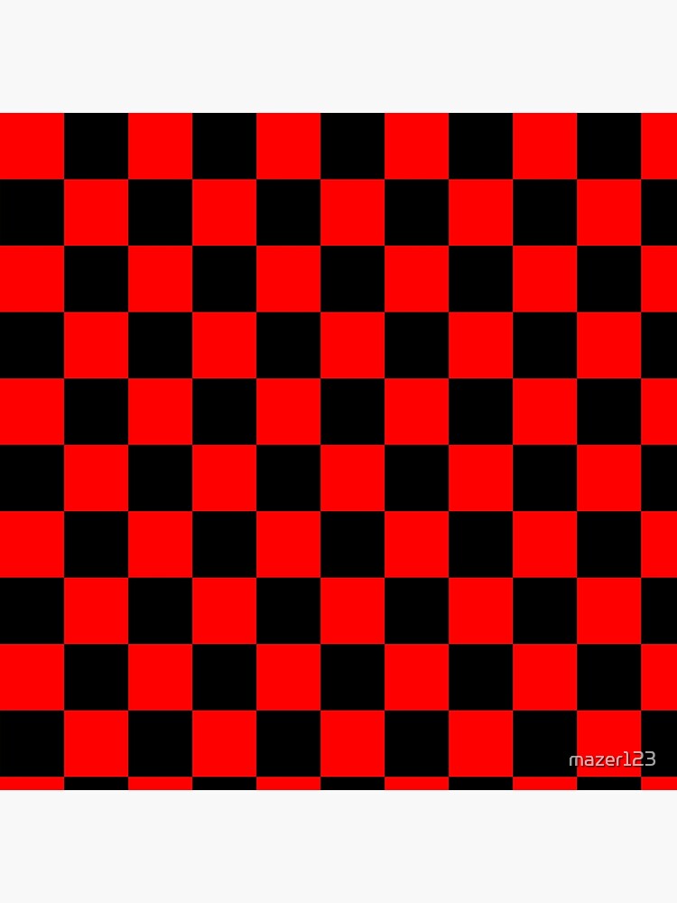red checkered\