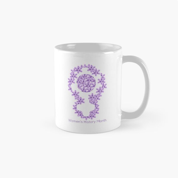 Item preview, Women's day poster with woman sign and purple flowers. designed and sold by IrinaCuteLab.