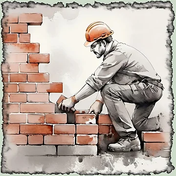 Artwork thumbnail, Bricklayer by Plavighun