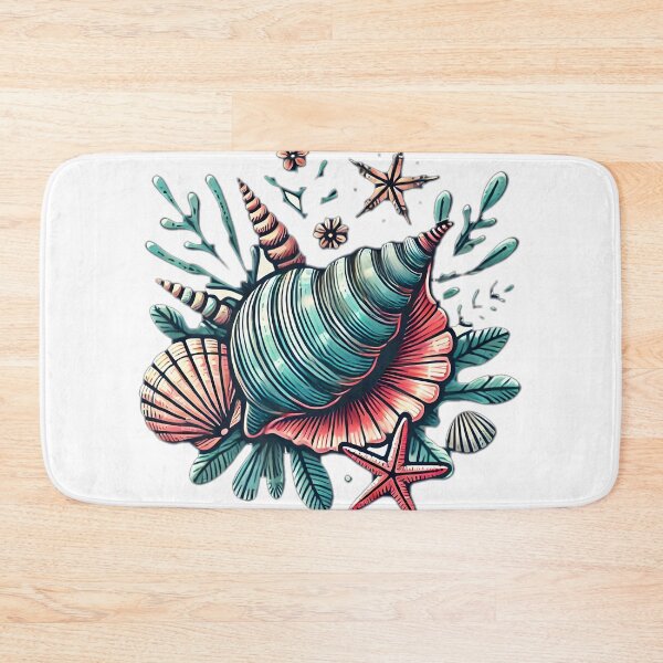 Item preview, sea shells sticker  designed and sold by NCNGDESIGN.