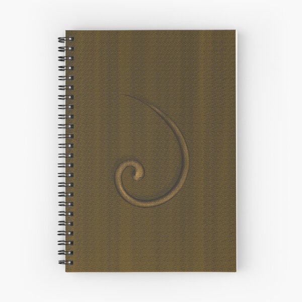 Item preview, Nut-colored snake in the form of a golden spiral designed and sold by Cherevan.