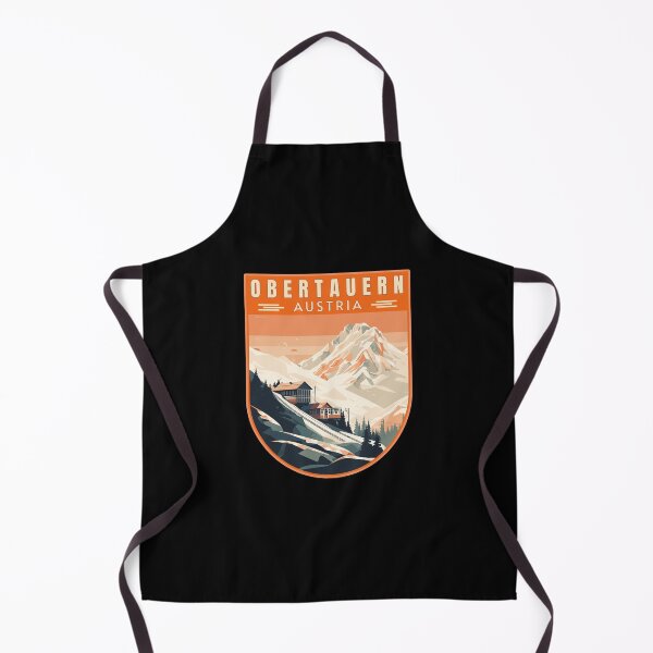 Item preview, Obertauern in Radstädter Tauern Austria Retro Travel Art Badge designed and sold by MaateoDesign.