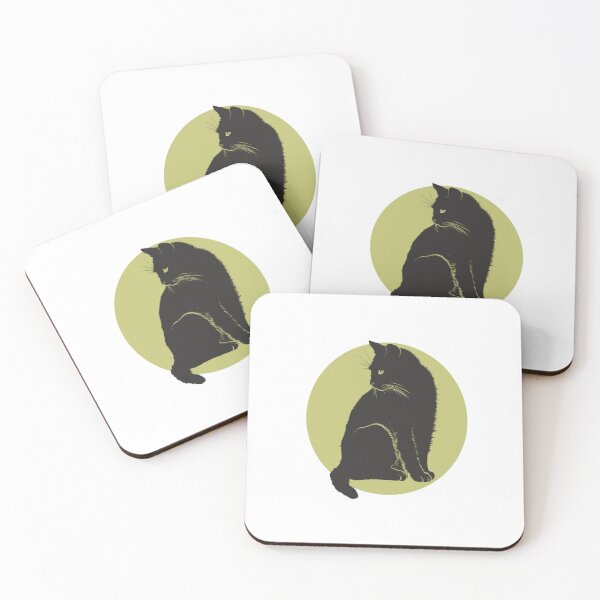Item preview, A Cat's Silhouette Cast in Shadows designed and sold by TwinklePress.