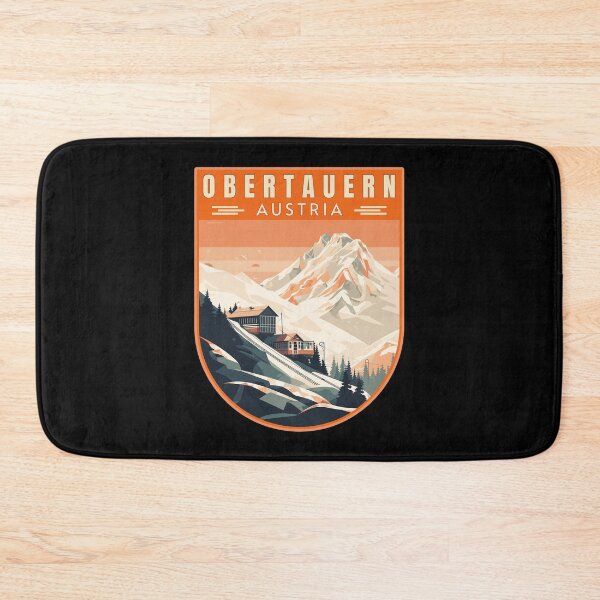 Item preview, Obertauern in Radstädter Tauern Austria Retro Travel Art Badge designed and sold by MaateoDesign.