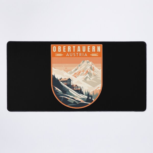 Item preview, Obertauern in Radstädter Tauern Austria Retro Travel Art Badge designed and sold by MaateoDesign.