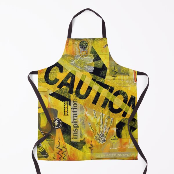 Item preview, Caution Inspiration Yellow Punk Mixed Media designed and sold by Blaize Auxide.