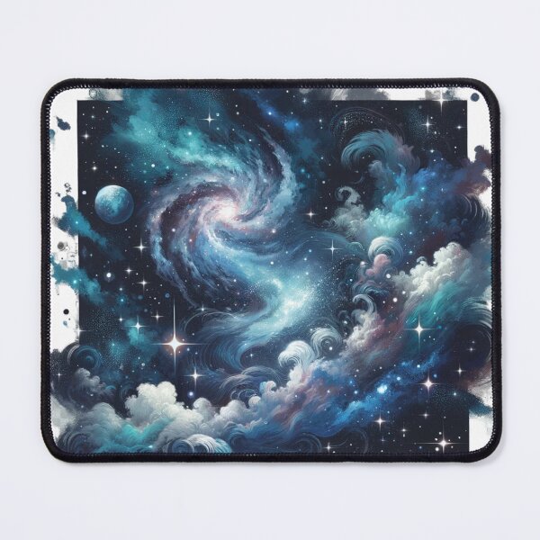 Item preview, Cosmic Blue Galaxy Art designed and sold by MJShop18.