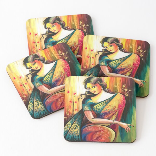 Item preview, Grace of Bengali Beauty | painting of Bengali lady  designed and sold by KARTICK DUTTA.