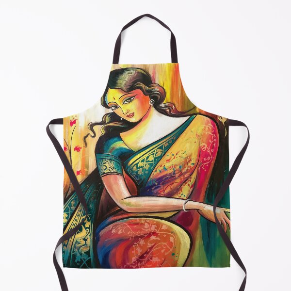 Item preview, Grace of Bengali Beauty | painting of Bengali lady designed and sold by KARTICK DUTTA.