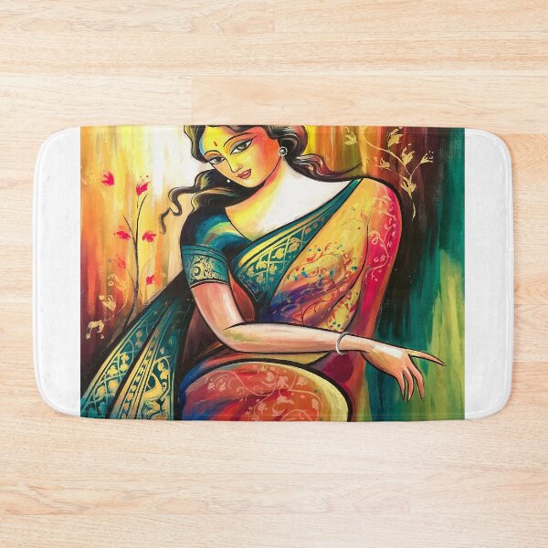 Item preview, Grace of Bengali Beauty | painting of Bengali lady  designed and sold by KARTICK DUTTA.