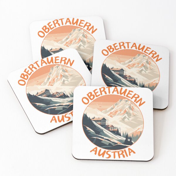 Item preview, Obertauern in Radstädter Tauern Austria Retro Travel Art Emblem designed and sold by MaateoDesign.