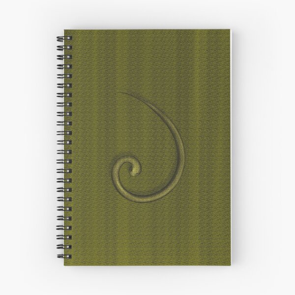 Item preview, Olive-colored snake in the form of a golden spiral designed and sold by Cherevan.