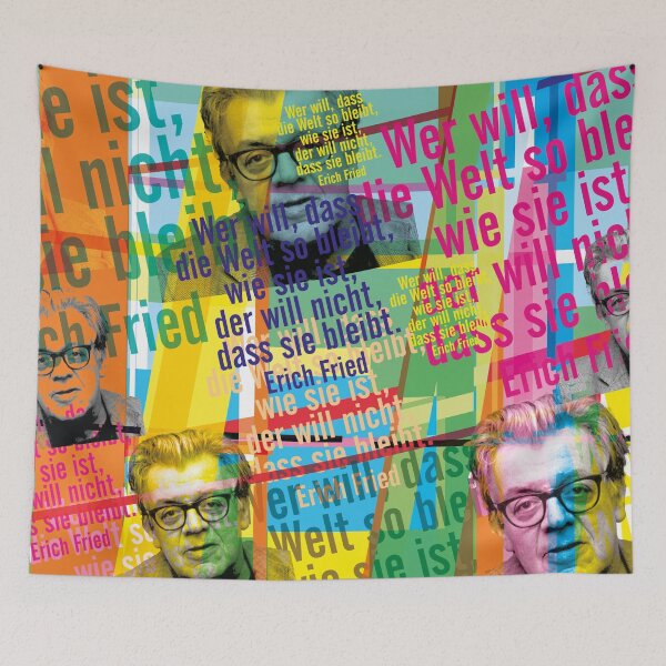Item preview, Whoever wants the world to remain as it is, does not want it to remain, Erich Fried designed and sold by Mauswohn.
