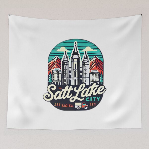 Item preview, salt lake city sticker  designed and sold by NCNGDESIGN.