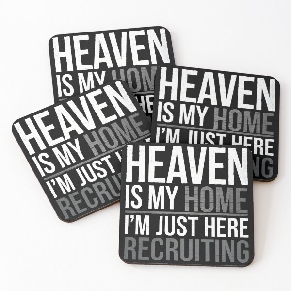Item preview, Faith Based Inspirational Heaven is My Home Design designed and sold by Meme-shirt.