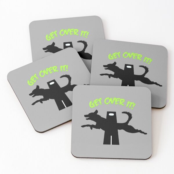 Item preview, Get Over It - Available in White. designed and sold by SpikyLlama.