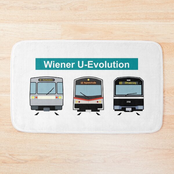 Item preview, Vienna U-Evolution: All Vienna subways designed and sold by WurmWeb.DesignShop.