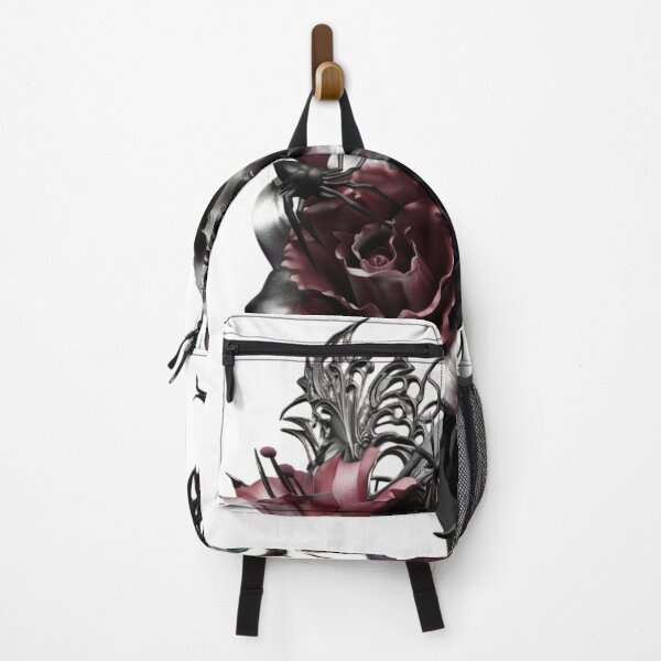 Item preview, "Elegance in Darkness: Skulls, Spiders, and Floral Artistry" designed and sold by Bohospiritart.