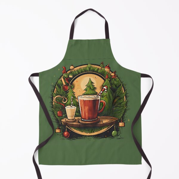 Item preview, Festive Hot Chocolate & Eggnog Holiday Scene designed and sold by Amr Siam.