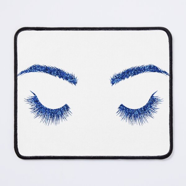 Item preview, BLUE GLITTER EYELASHES designed and sold by PRETTYGIRLZTING.