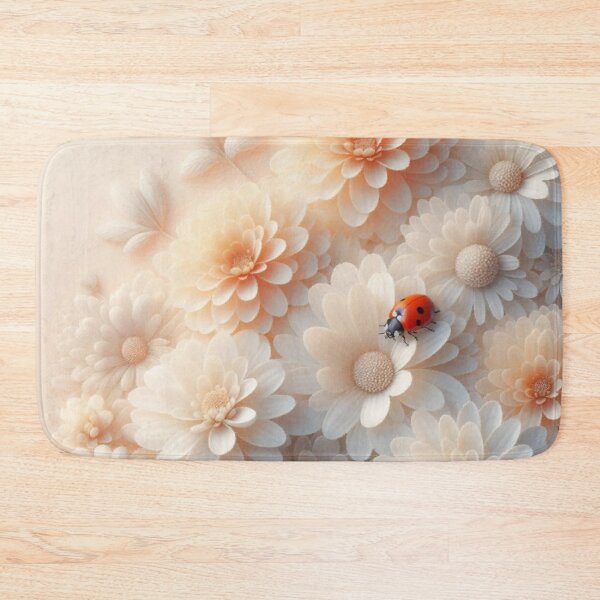 Item preview, Red Ladybug On Daisy Flowers designed and sold by IZiets.