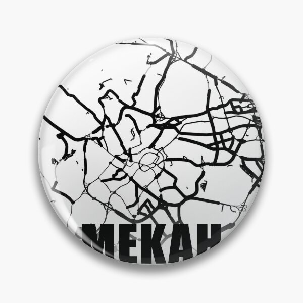 Item preview, mekah minimalistic map designed and sold by redbublemahmoud.