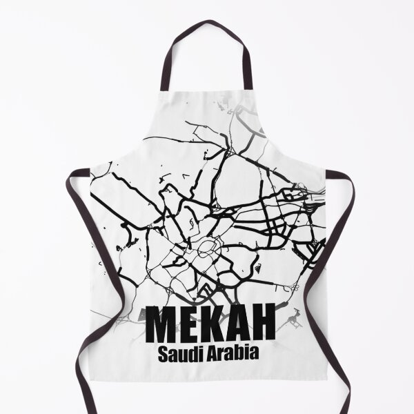 Item preview, mekah minimalistic map designed and sold by redbublemahmoud.