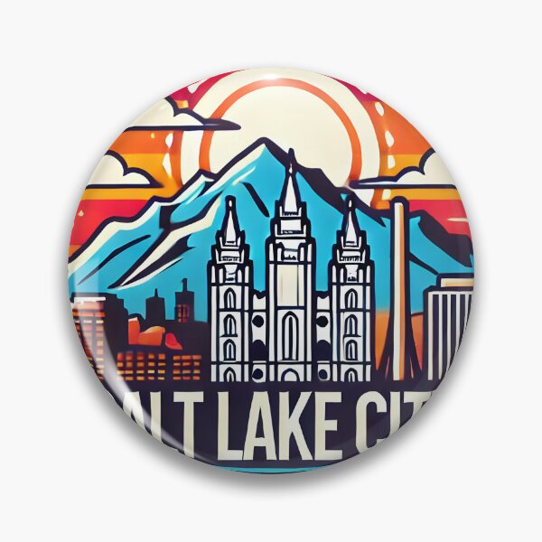 Item preview, salt lake city sticker  designed and sold by NCNGDESIGN.