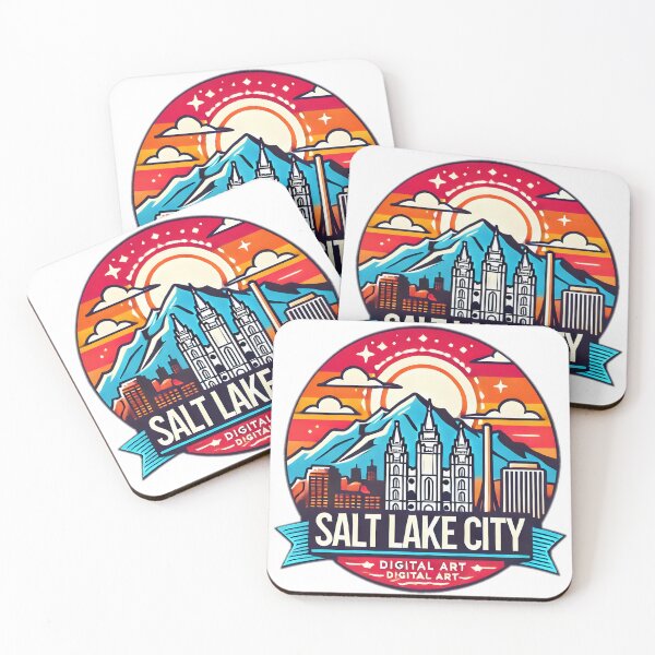 Item preview, salt lake city sticker  designed and sold by NCNGDESIGN.
