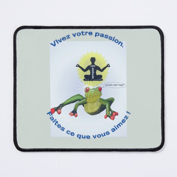 Item preview, "Frog Pose: The Art of Yoga" designed and sold by Designe-Graph.