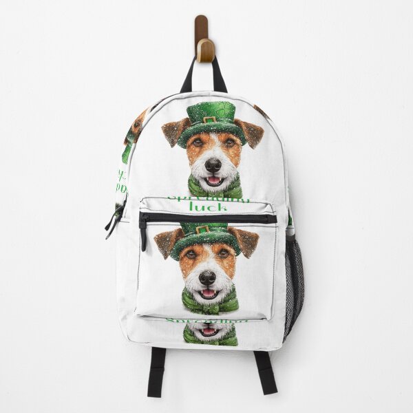Item preview, Fox terrier dog in St. Patrick's Day Hat designed and sold by olenapetol.