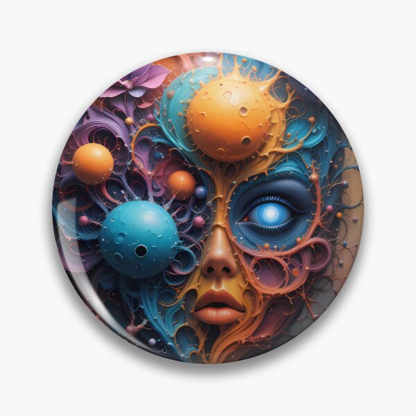 Item preview, Cosmic Abstracts Fantastical Worlds Landscapes Surreal Art  designed and sold by ART ATTACK ZONE.