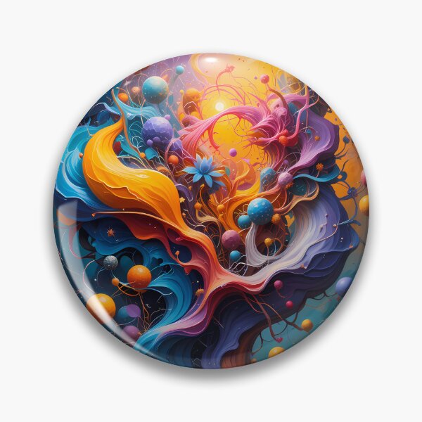 Item preview, Cosmos Abstracts Fantastical Worlds Landscapes Surreal Art Magic designed and sold by ART ATTACK ZONE.