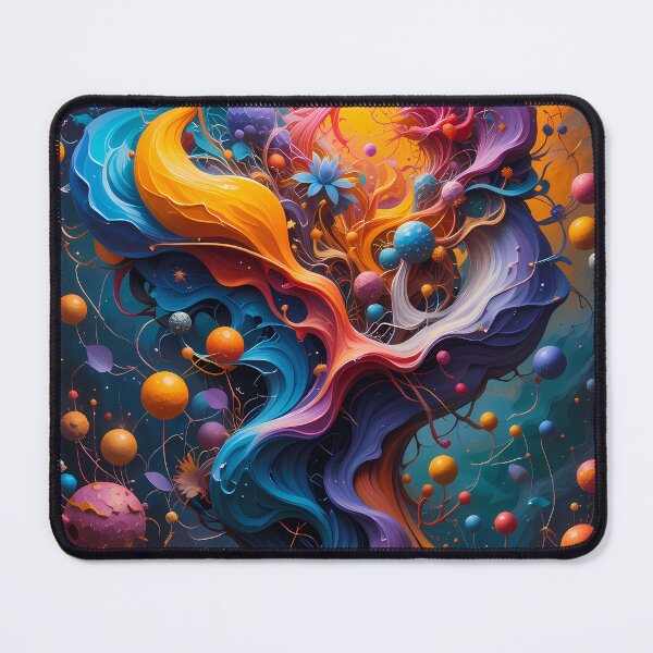 Item preview, Cosmos Abstracts Fantastical Worlds Landscapes Surreal Art Magic designed and sold by ART ATTACK ZONE.