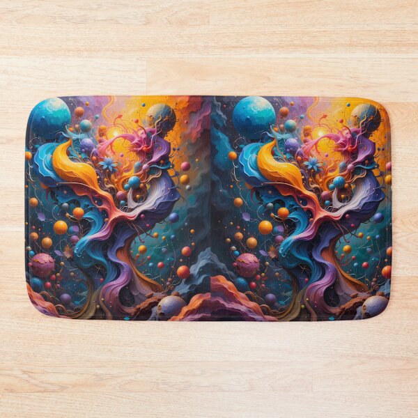 Item preview, Cosmos Abstracts Fantastical Worlds Landscapes Surreal Art Magic designed and sold by ART ATTACK ZONE.