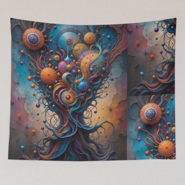 Item preview, Digital Abstracts Fantastical Worlds Landscapes Surreal Art Magic designed and sold by ART ATTACK ZONE.