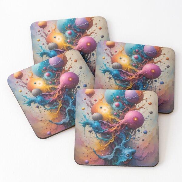 Item preview, Color Abstracts Fantastical Worlds Landscapes Surreal Art Magic designed and sold by ART ATTACK ZONE.