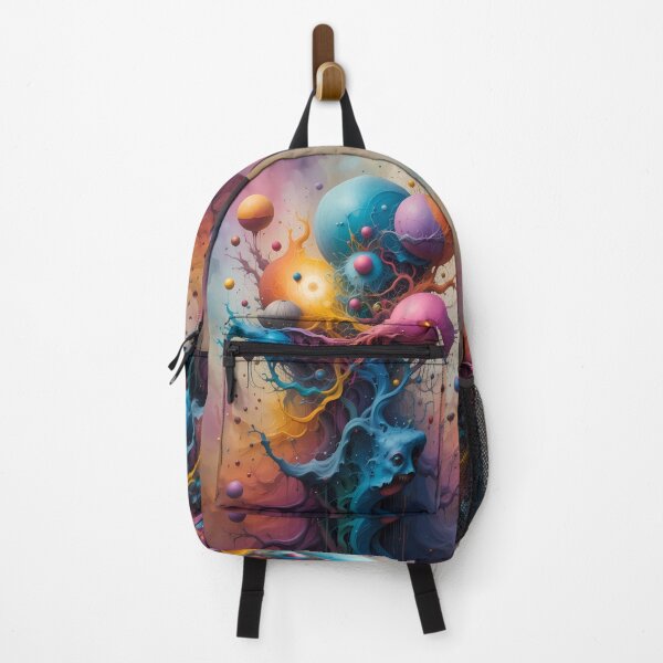 Item preview, Color Abstracts Fantastical Worlds Landscapes Surreal Art Magic designed and sold by ART ATTACK ZONE.