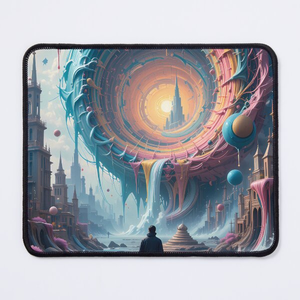 Item preview, Men Abstracts Fantastical Worlds Landscapes Surreal Art Magic designed and sold by ART ATTACK ZONE.