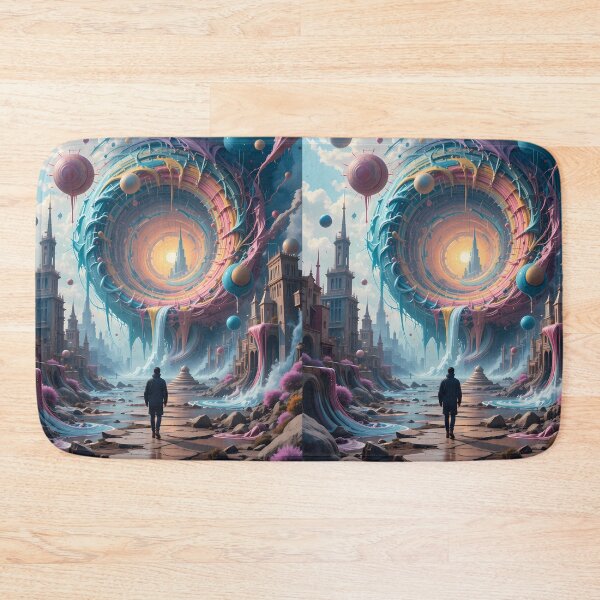 Item preview, Men Abstracts Fantastical Worlds Landscapes Surreal Art Magic designed and sold by ART ATTACK ZONE.